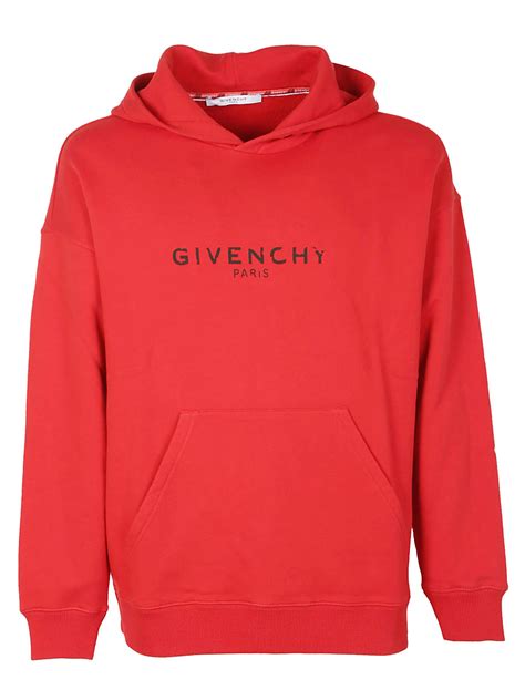 givenchy red signature|red givenchy hoodie.